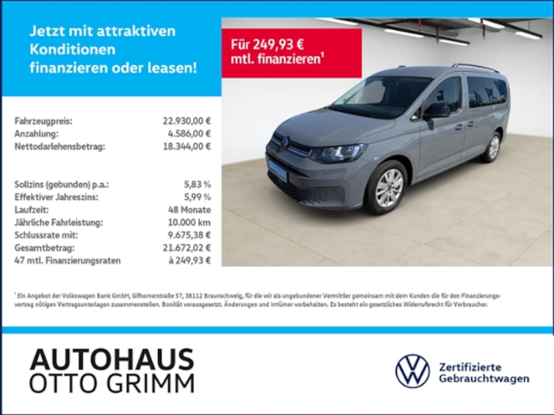 Volkswagen Caddy Maxi Life