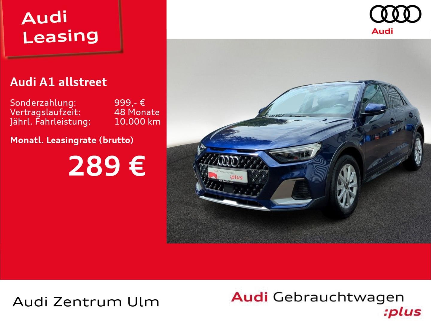 Bild über Audi A1 allstreet 30 TFSI Schaltgetriebe - für weitere Informationen kontaktieren Sie den Audi Partner