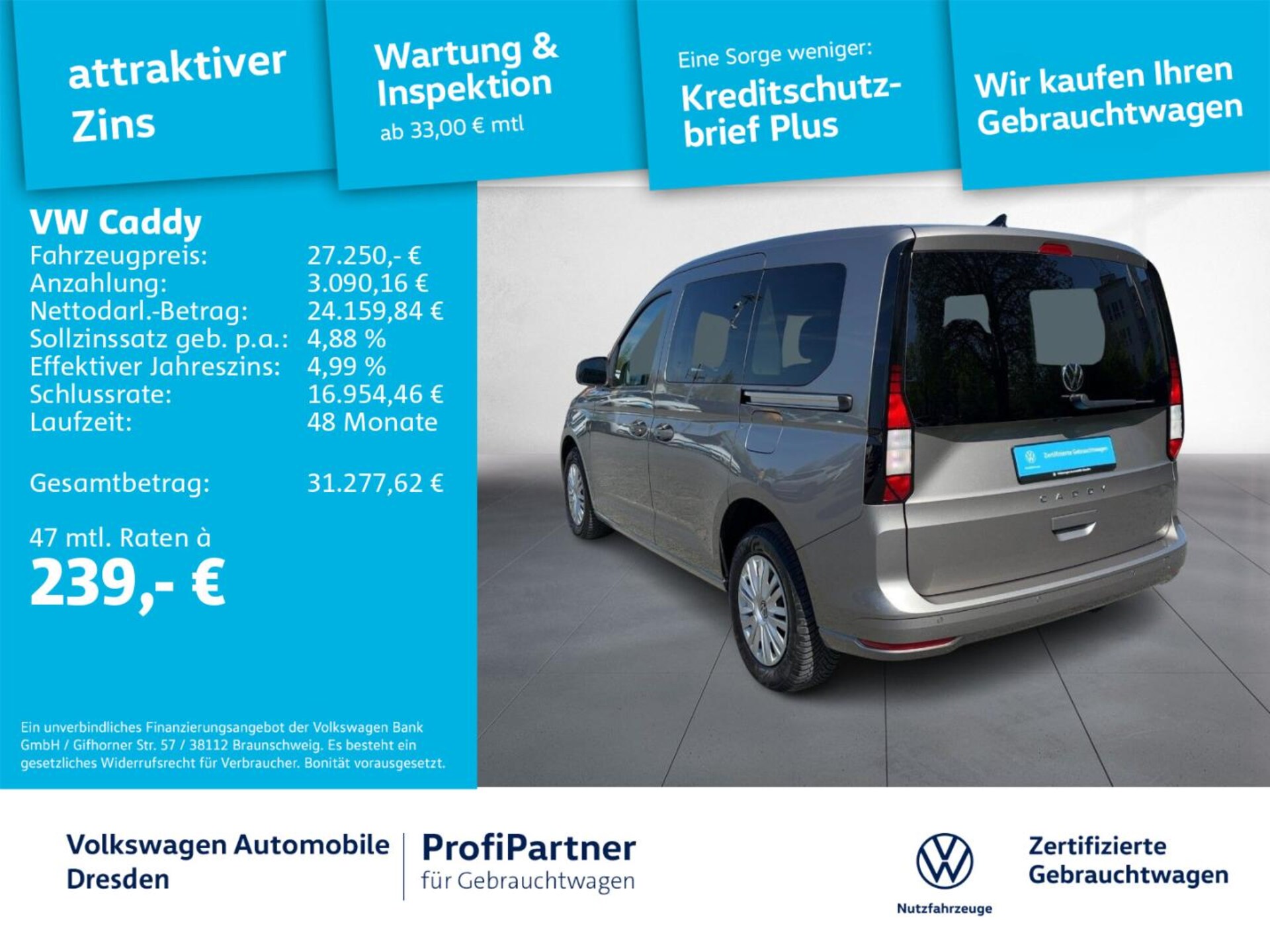 Volkswagen Caddy Basis-Modell