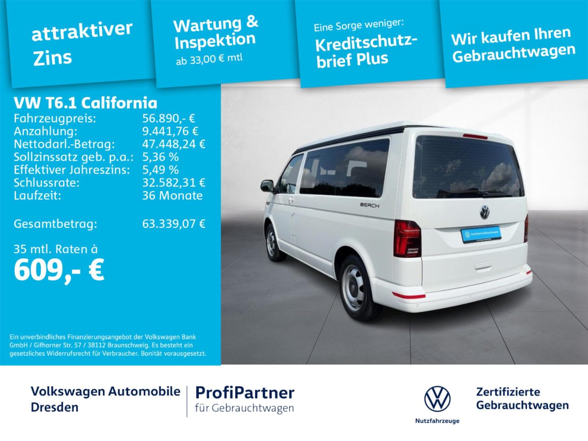 Volkswagen T6.1 California Beach