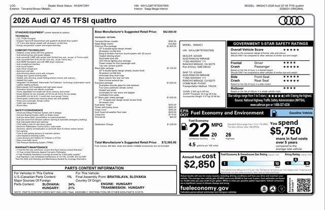 2026 Audi Q7 Premium Plus - Photo 33