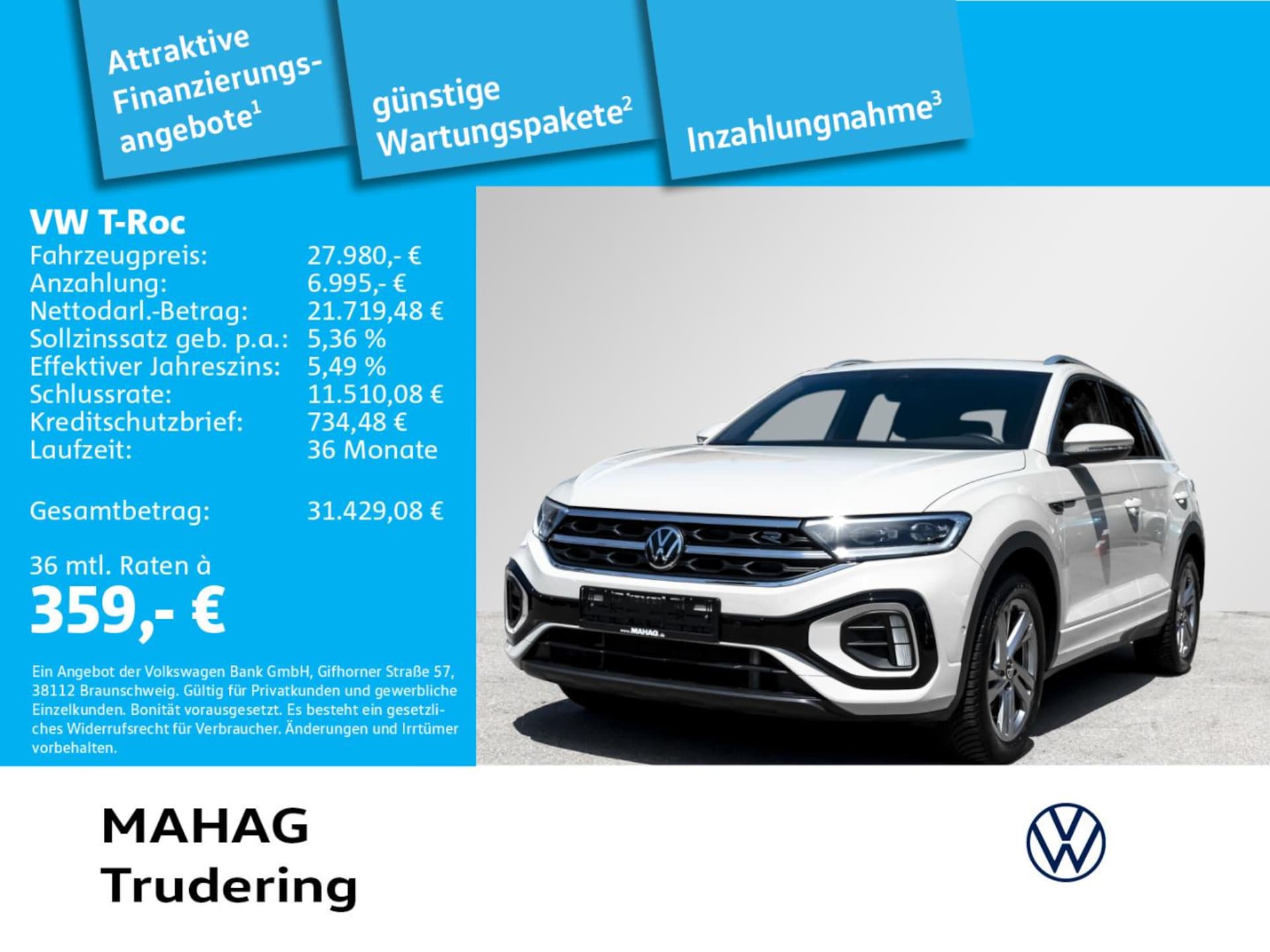 Volkswagen T-Roc R-Line