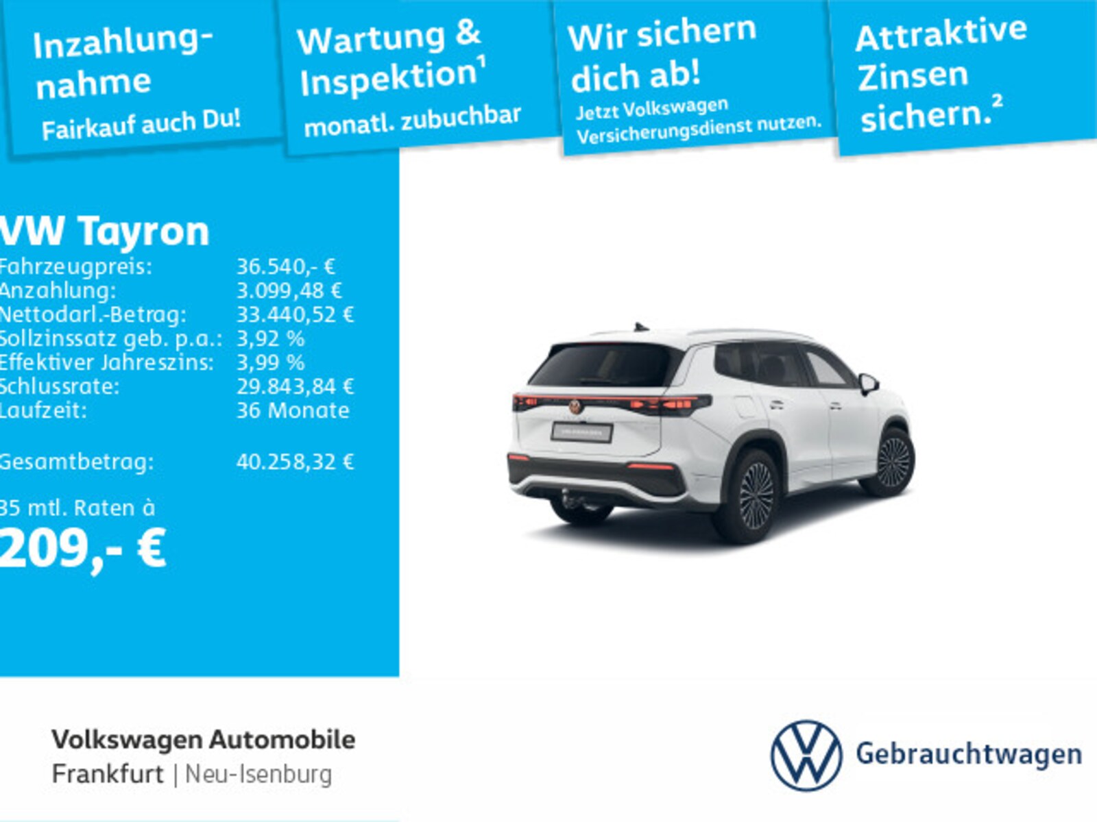 Volkswagen Tayron – Bild 2