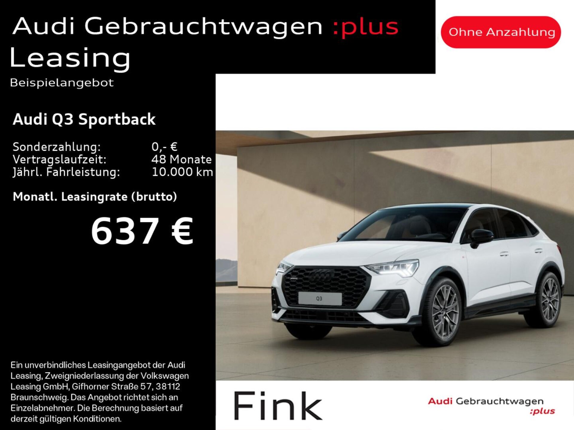 Audi Q3 Sportback S line