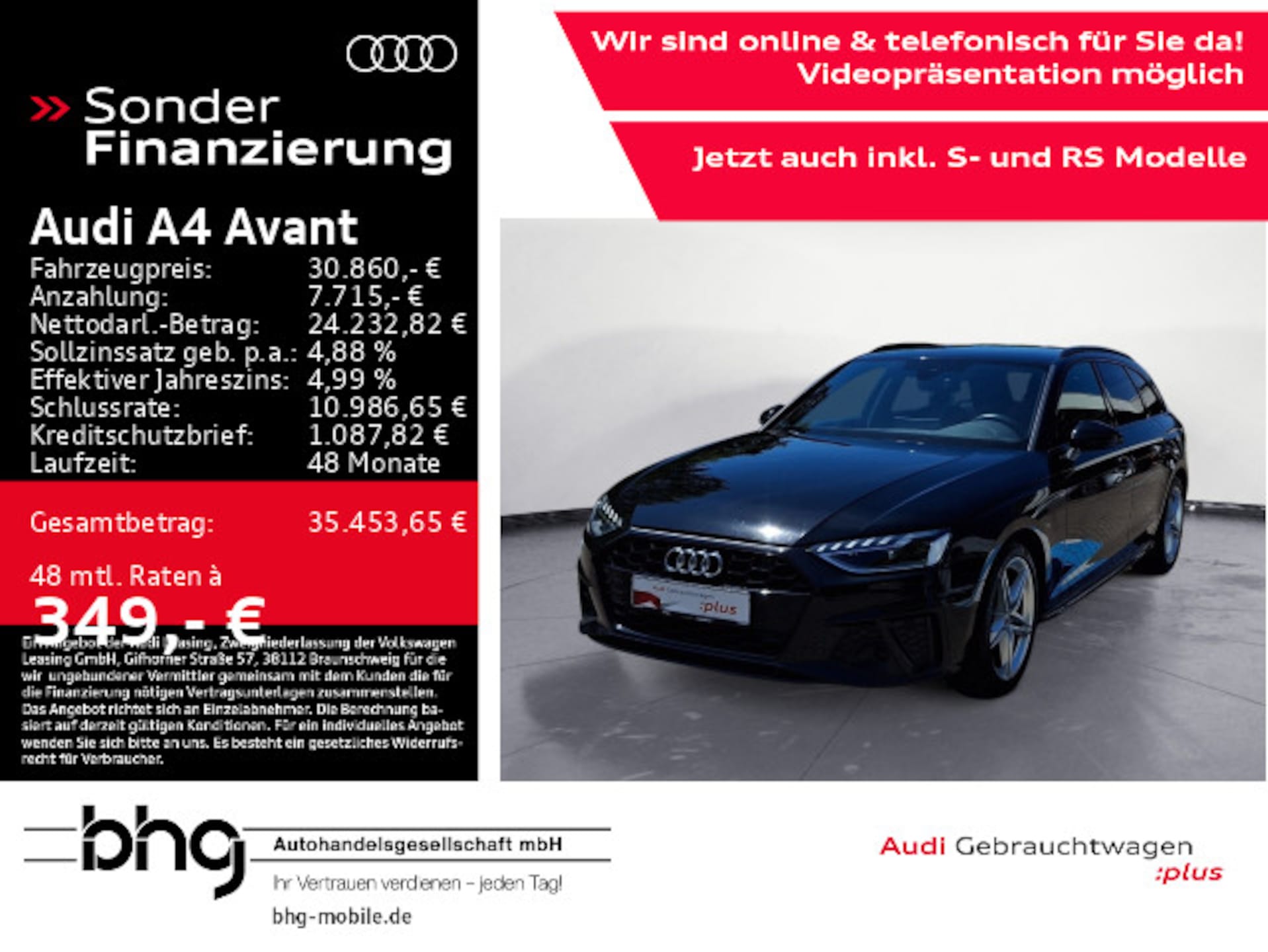 Audi A4 Avant S line