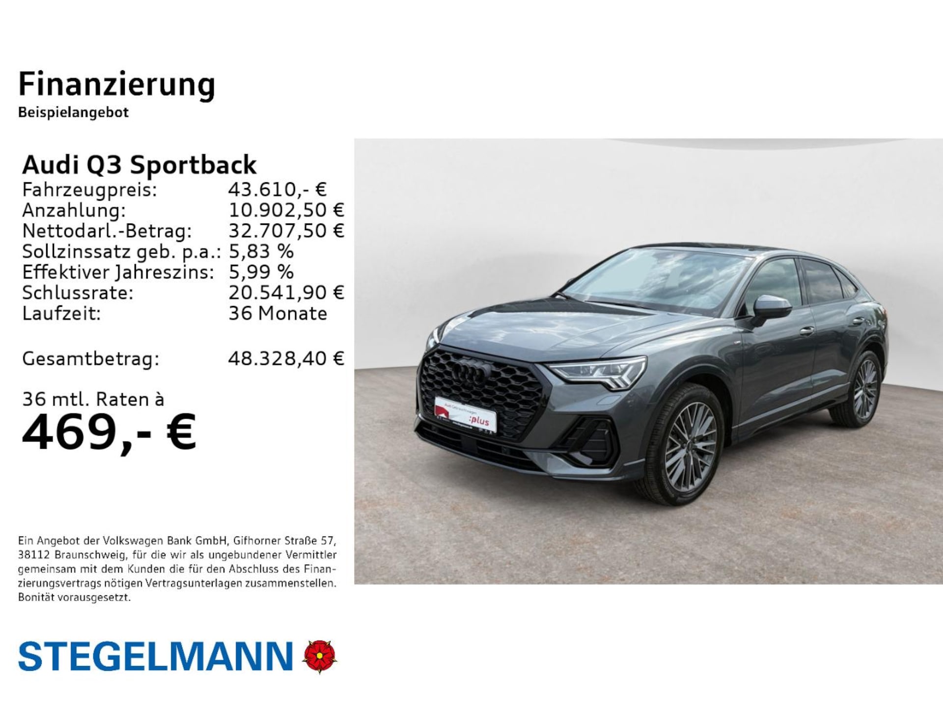 Audi Q3 Sportback S line