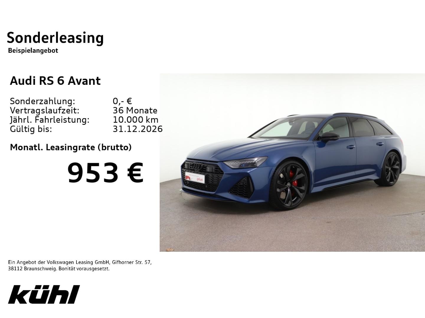 Bild über Audi RS 6 Avant TFSI quattro tiptronic - für weitere Informationen kontaktieren Sie den Audi Partner