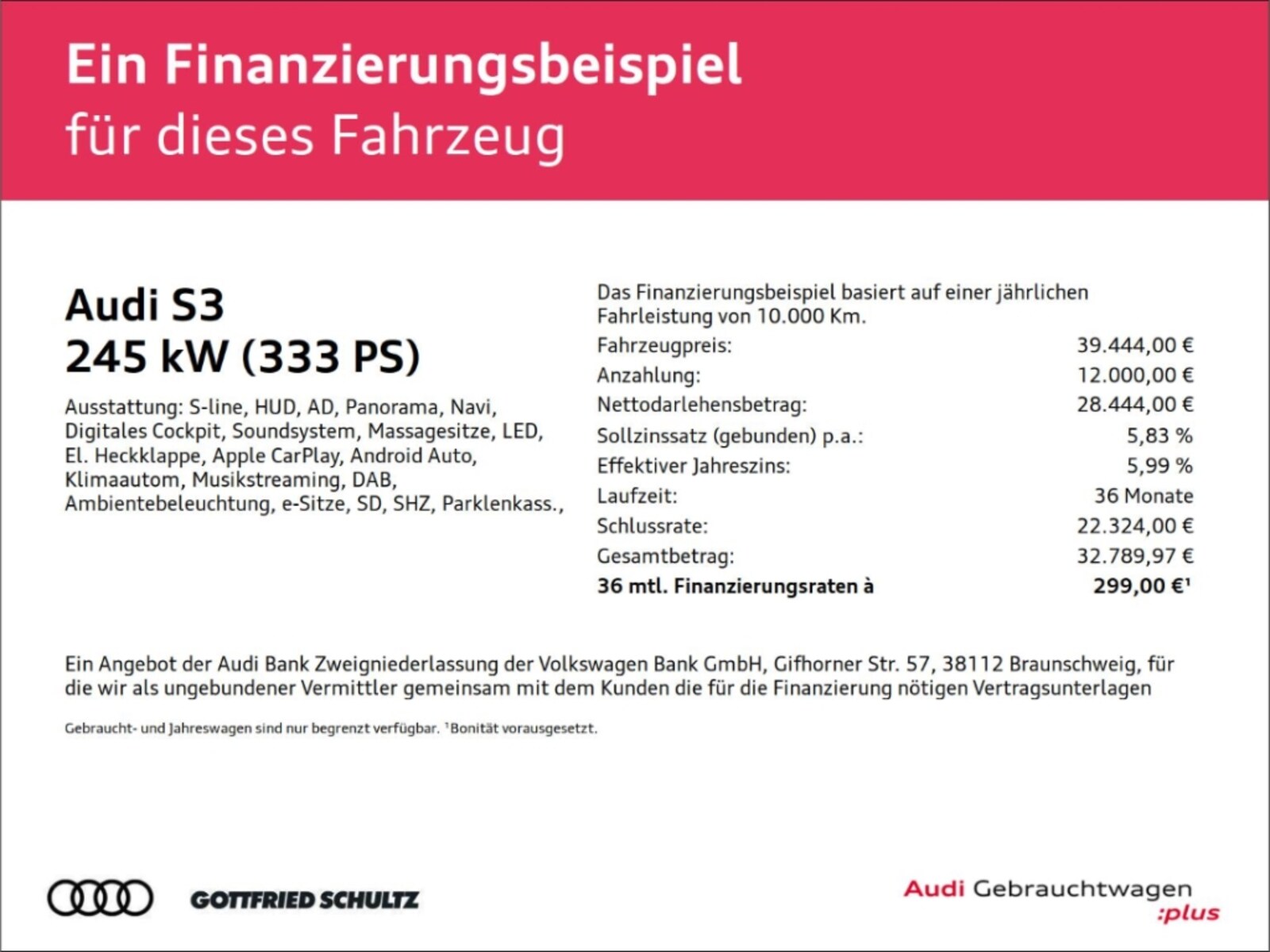 Audi S3 Limousine – Bild 2