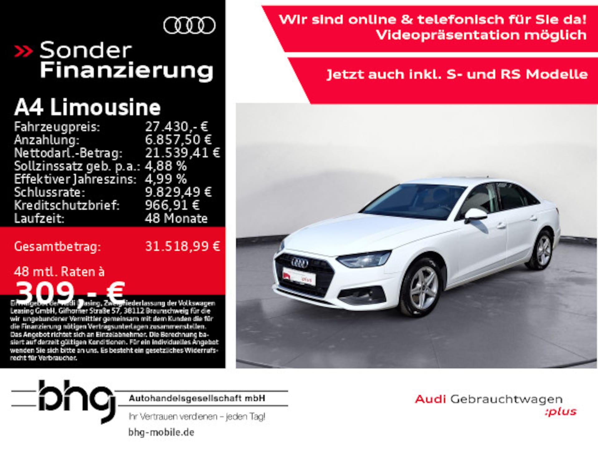 Audi A4 Limousine