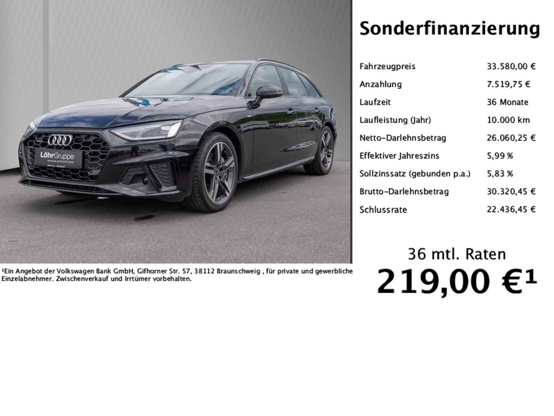 Audi A4 Avant S line