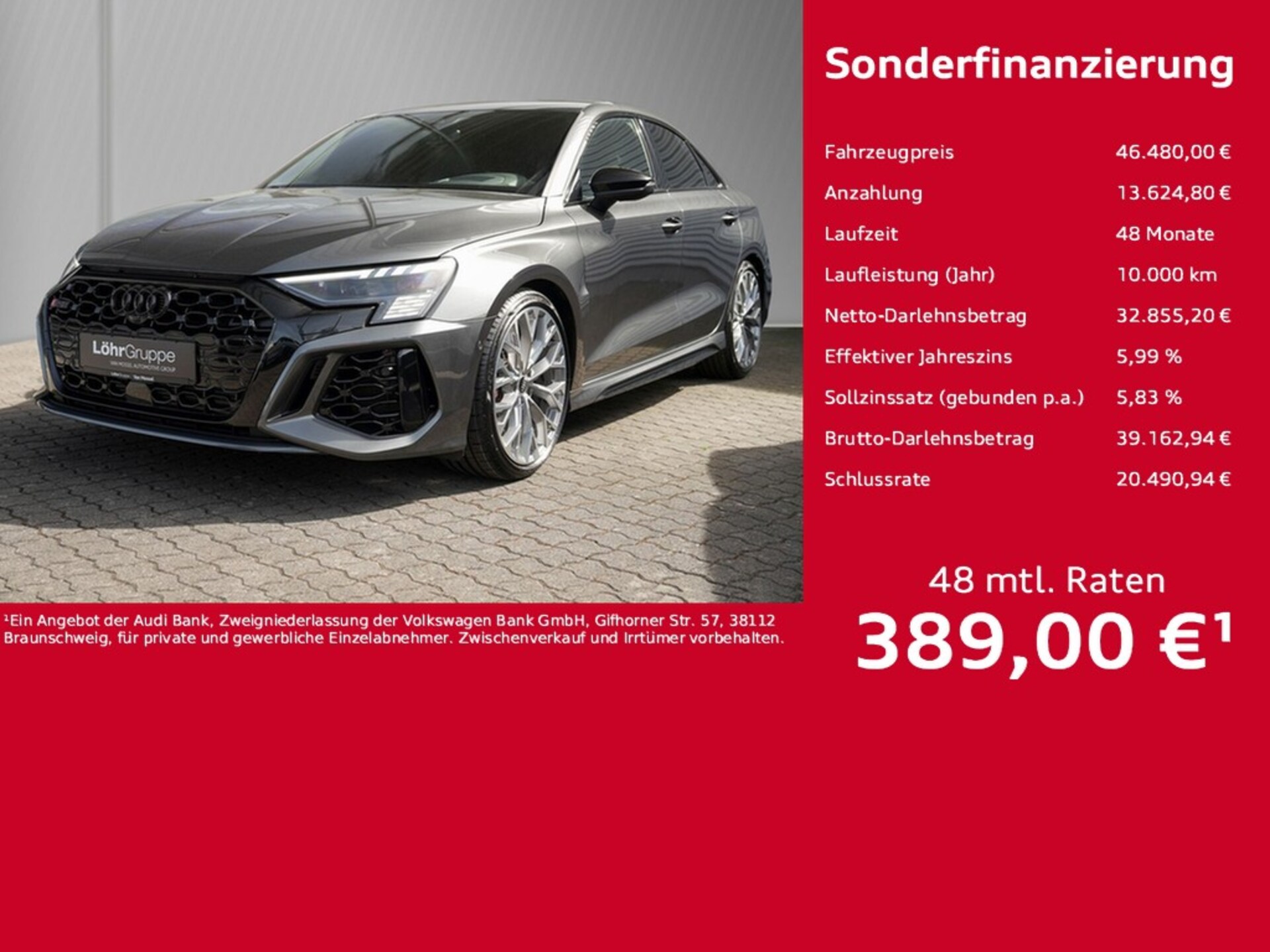 Audi RS 3 Limousine