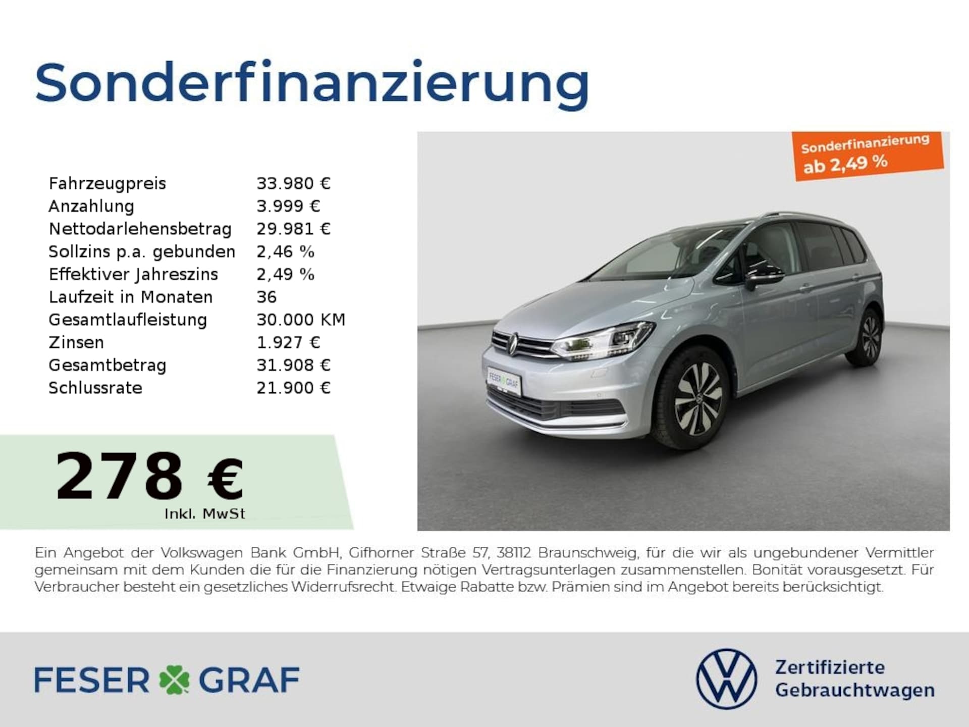 Volkswagen Touran Comfortline
