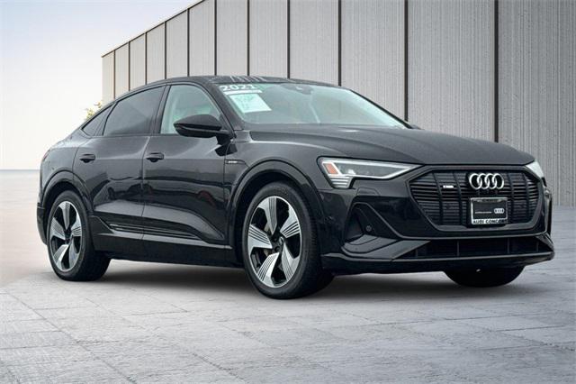 Used 2021 Audi e-tron Sportback Prestige with VIN WA13ABGE4MB001793 for sale in Concord, CA