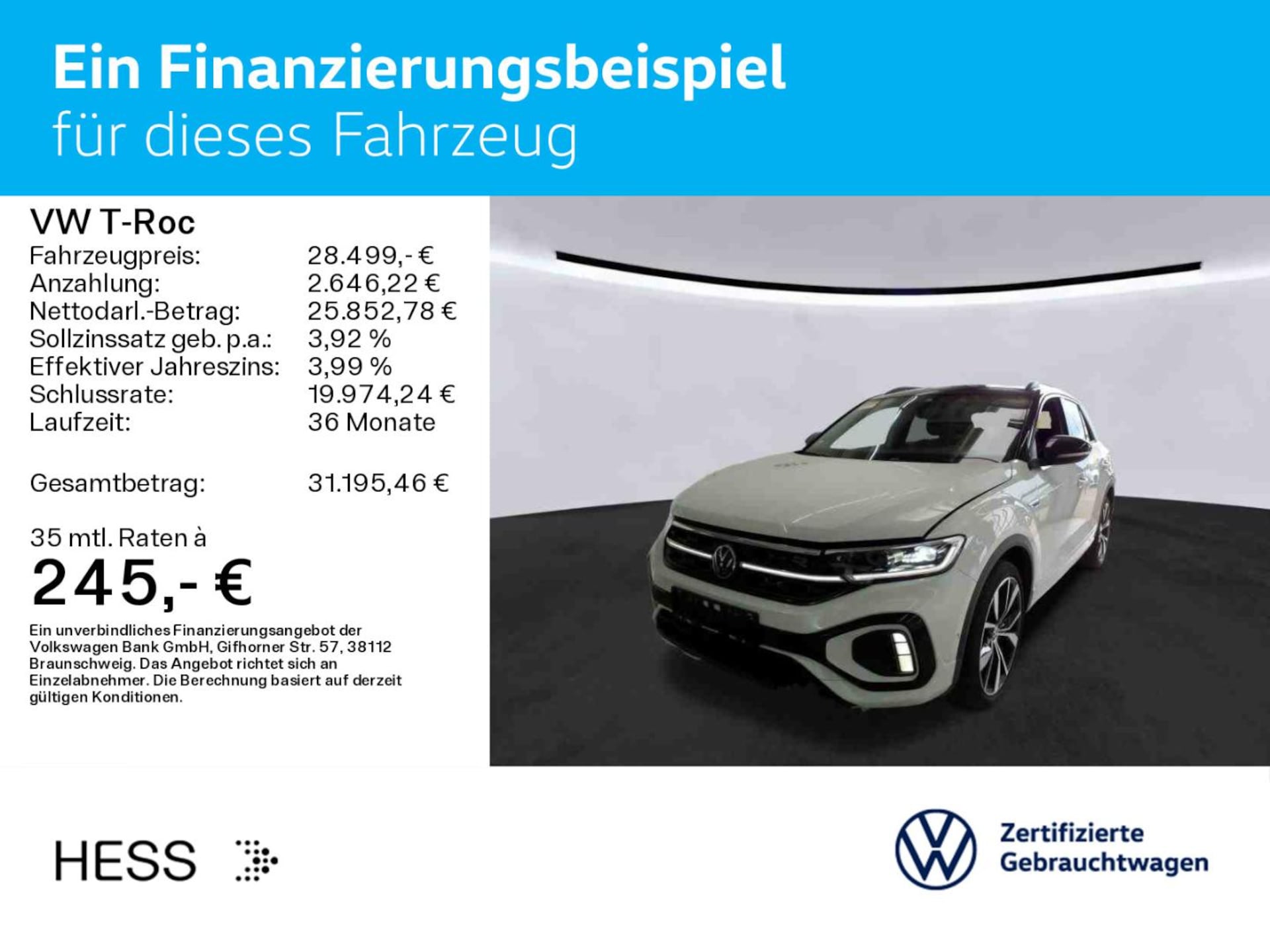 Volkswagen T-Roc R-Line