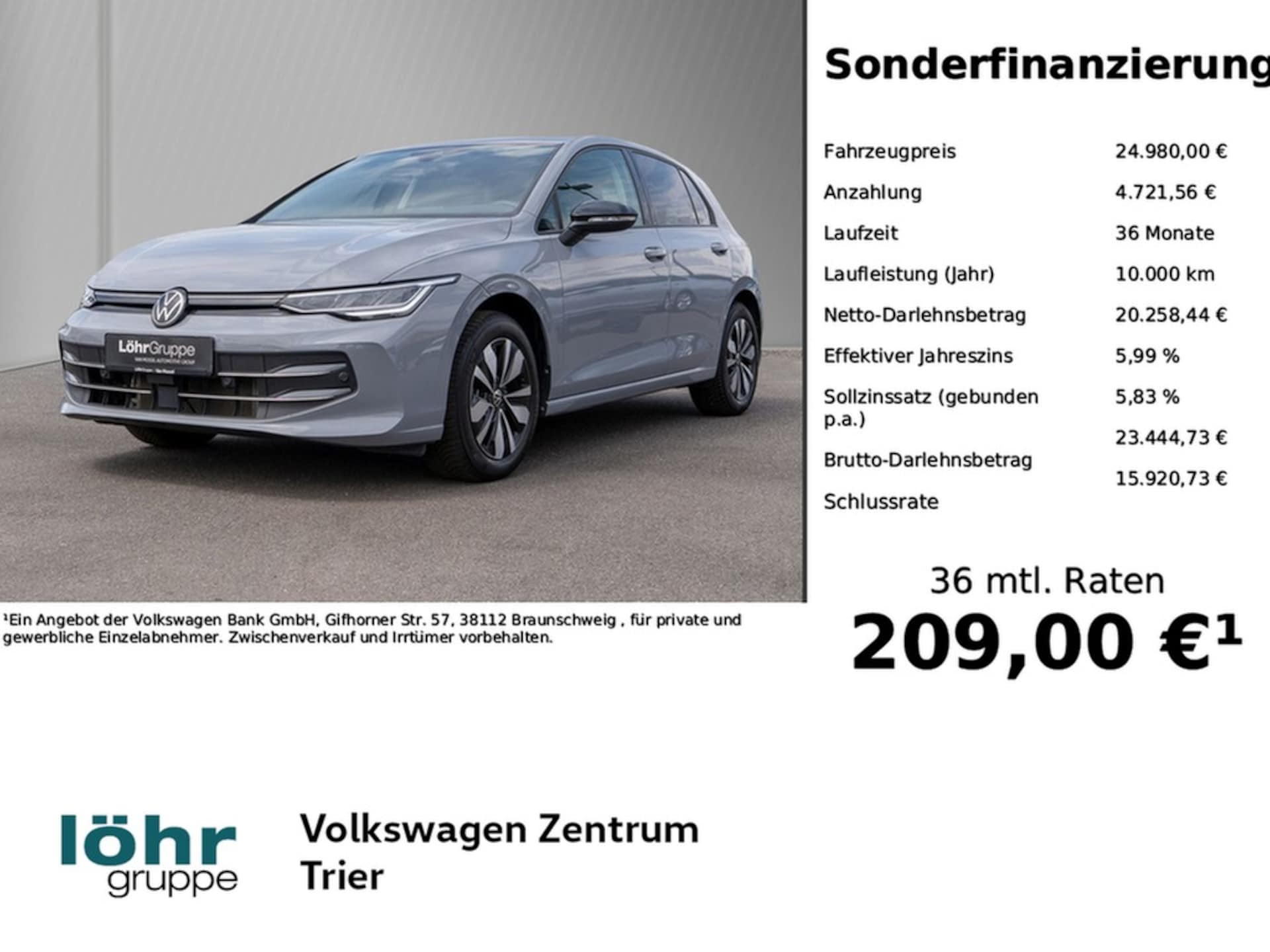 Volkswagen Golf 2025 — Golf VIII 1.5 TSI Goal Navi, Winterpaket