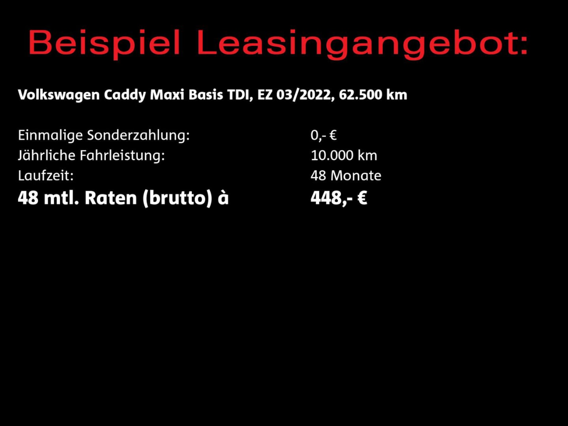 Volkswagen Caddy Maxi Cargo