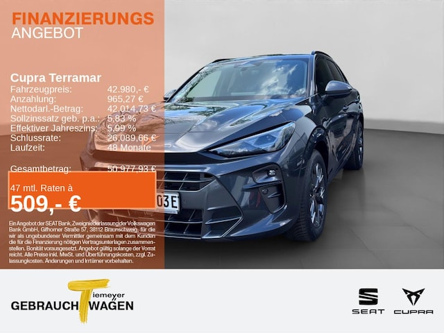 CUPRA Terramar 1.5 e-HYBRID DSG REAR VIEW SITZHZ GJR CLIMA LM18 (T1073856)