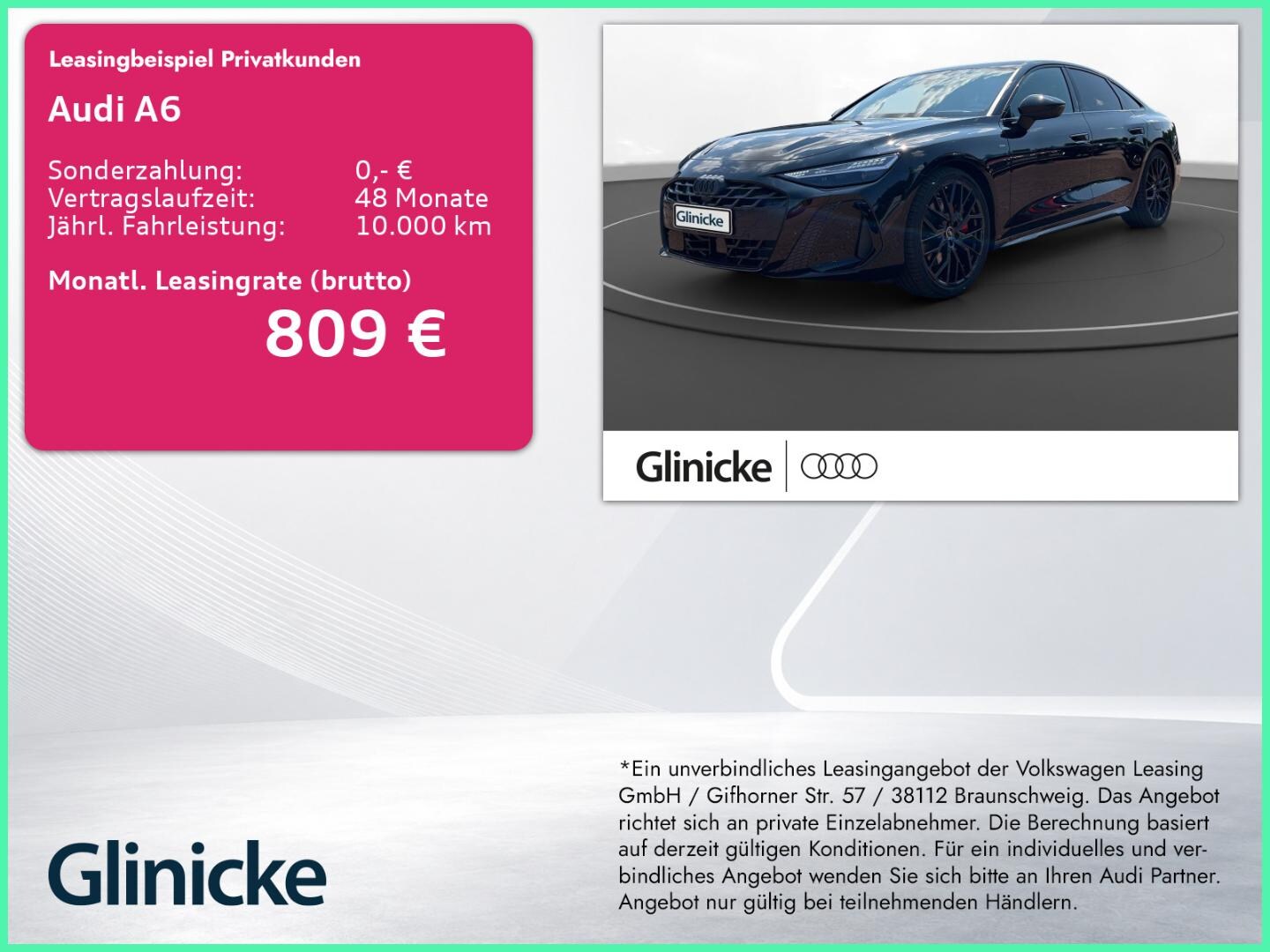 Bild über Audi A6 Limousine e-hybrid edition one e-hybrid quattro 270 kW S tronic - für weitere Informationen kontaktieren Sie den Audi Partner