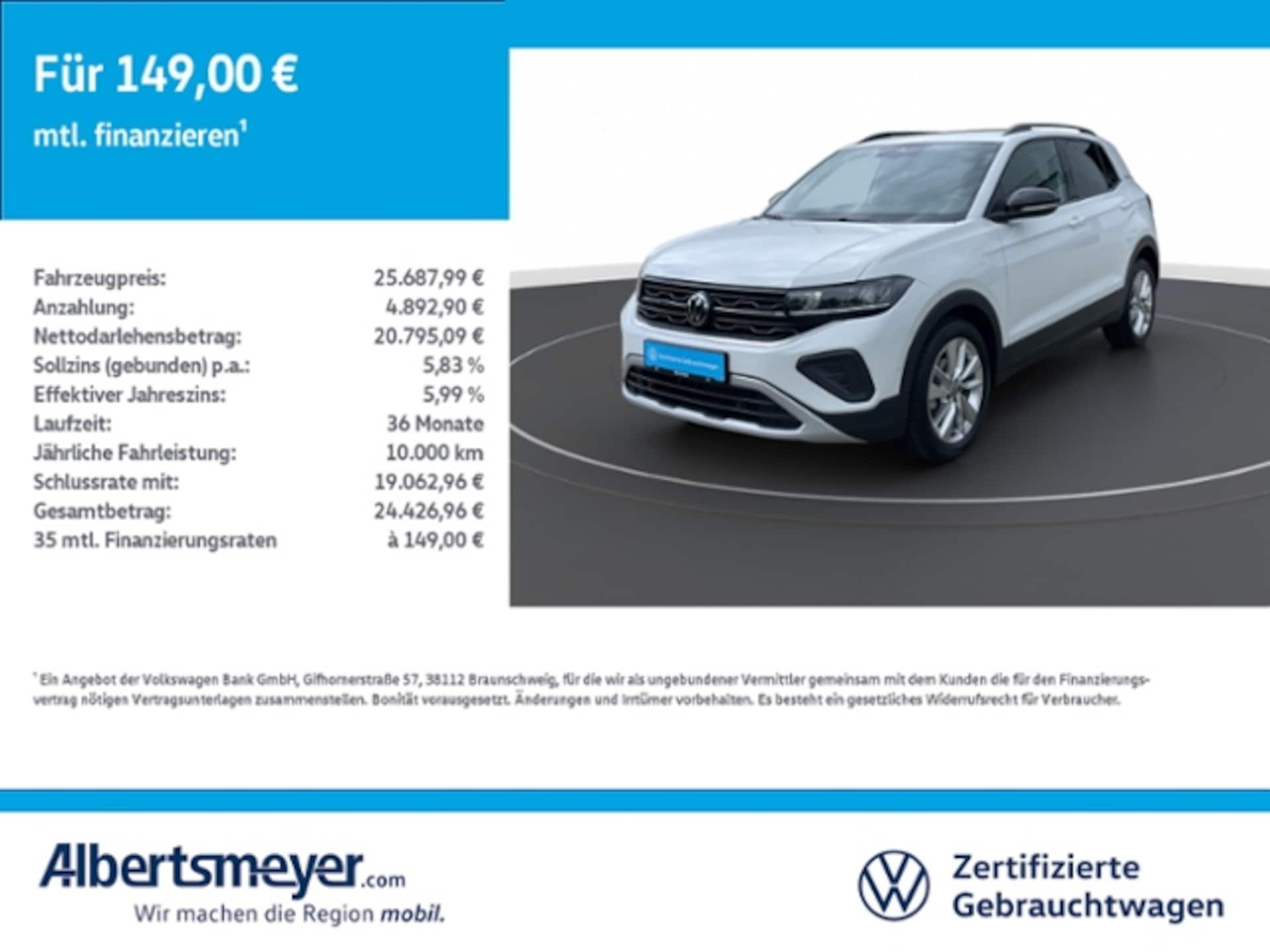 Volkswagen T-Cross Life