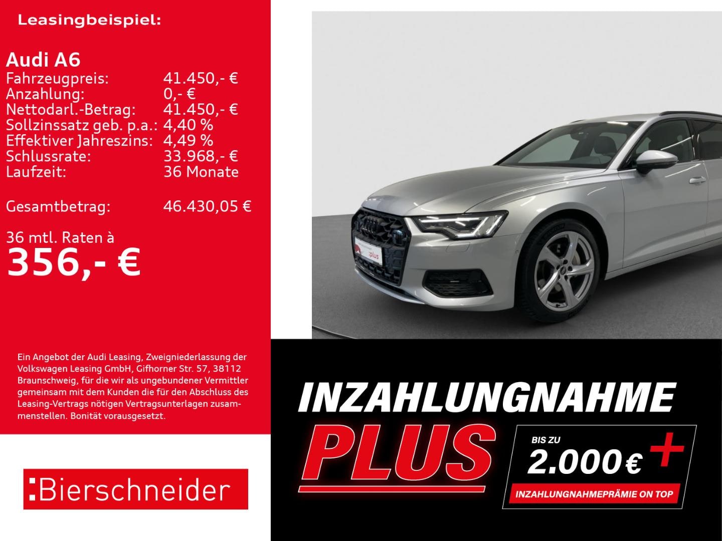 Bild über Audi A6 Avant advanced 45 TDI quattro S tronic - für weitere Informationen kontaktieren Sie den Audi Partner