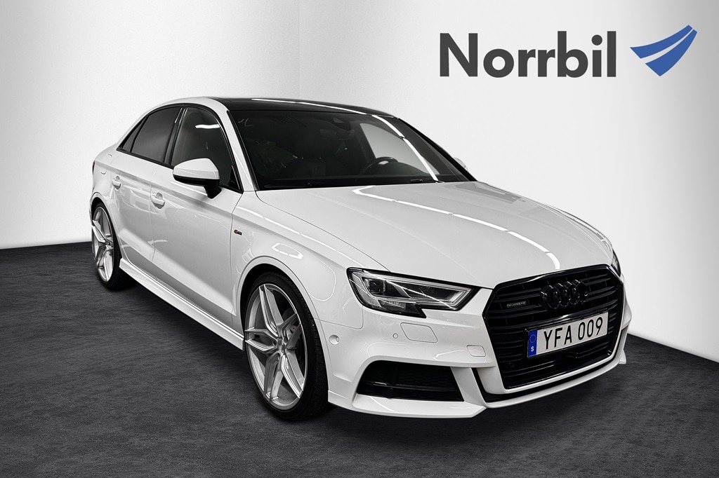 Bild som visar Audi A3 Sedan A3 Sedan 2.0 TDI quattro Sport 150 hk 6-växlad - för mer information kontakta din Audi Partner