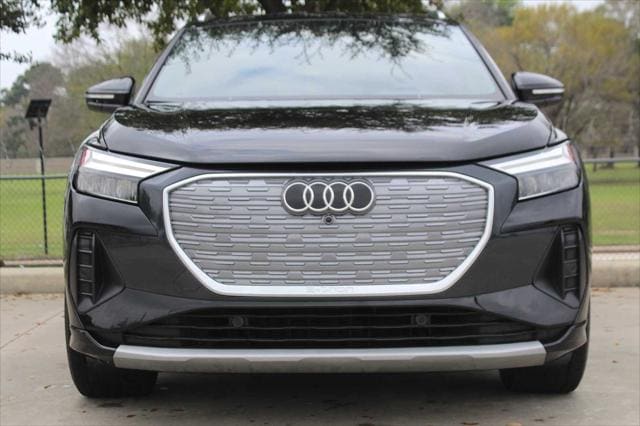 Certified 2023 Audi Q4 e-tron Premium Plus with VIN WA1BCBFZ1PP006435 for sale in Houston, TX