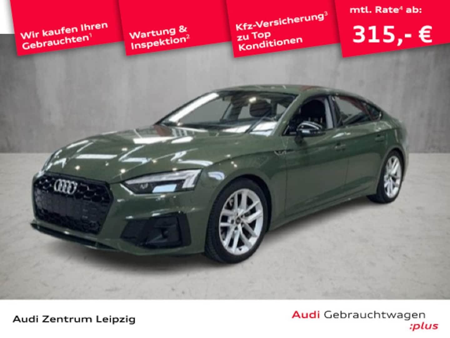 Bild über Audi A5 Sportback S line business 40 TFSI S tronic - für weitere Informationen kontaktieren Sie den Audi Partner