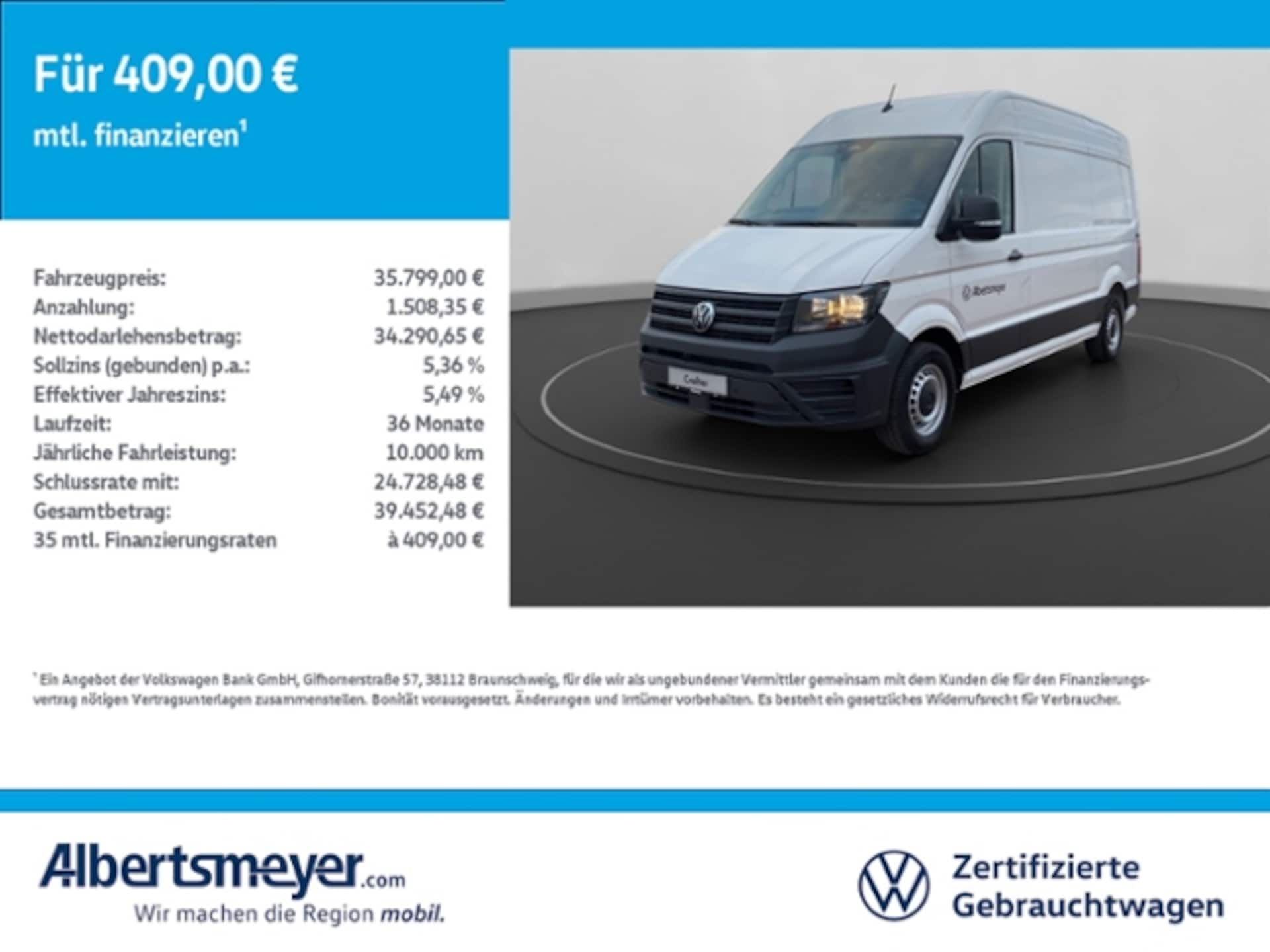 Volkswagen Crafter Kasten mittlerer Radstand