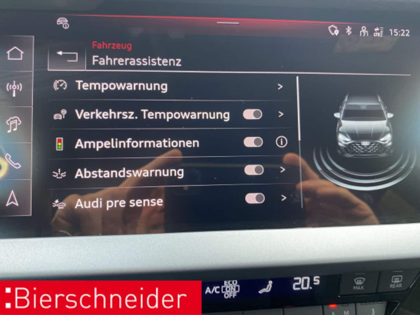 Bild über Audi A3 Sportback 30 TFSI S tronic - für weitere Informationen kontaktieren Sie den Audi Partner