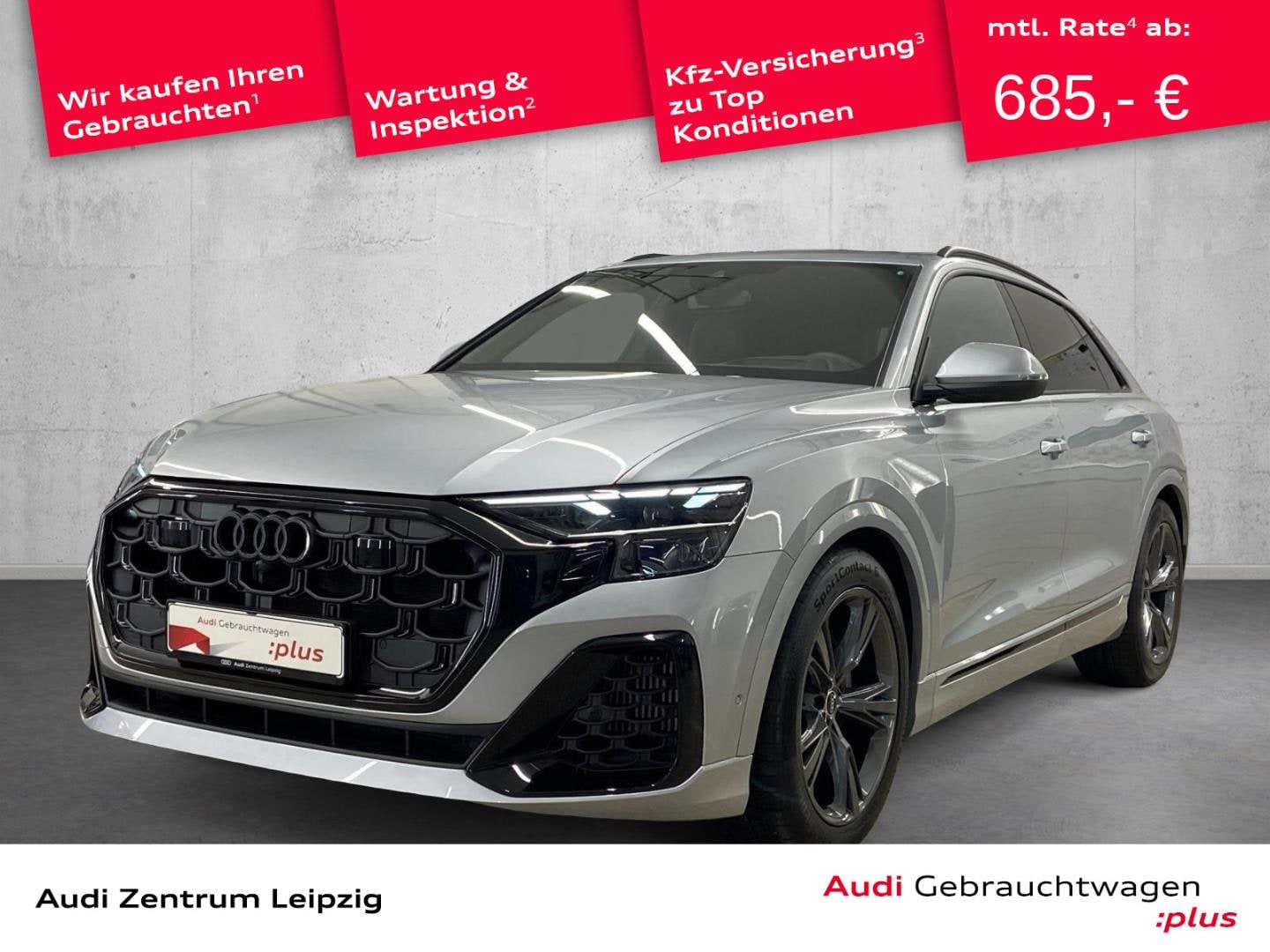 Bild über Audi Q8 SUV 55 TFSI quattro tiptronic - für weitere Informationen kontaktieren Sie den Audi Partner