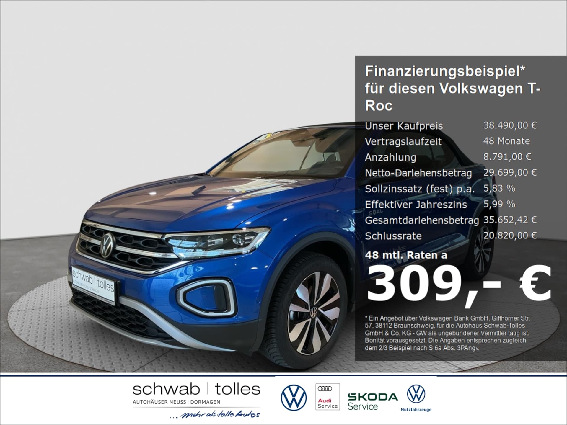 Volkswagen T-Roc Cabriolet Style