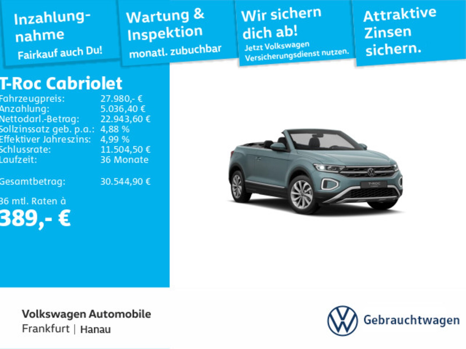 Volkswagen T-Roc Cabriolet – Bild 2