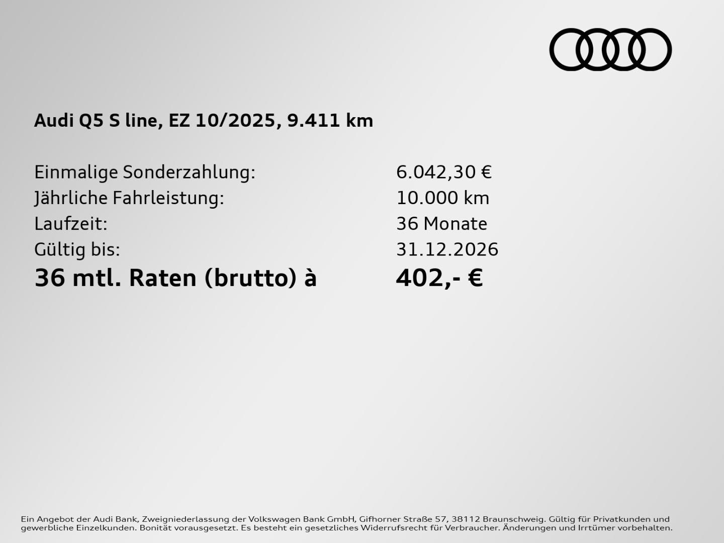 Bild über Audi Q5 SUV TDI quattro 150 kW S tronic - für weitere Informationen kontaktieren Sie den Audi Partner