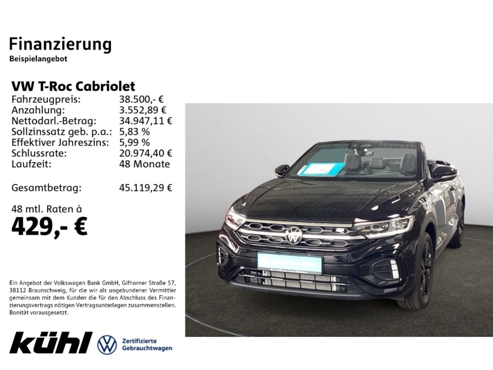 Volkswagen T-Roc Cabriolet