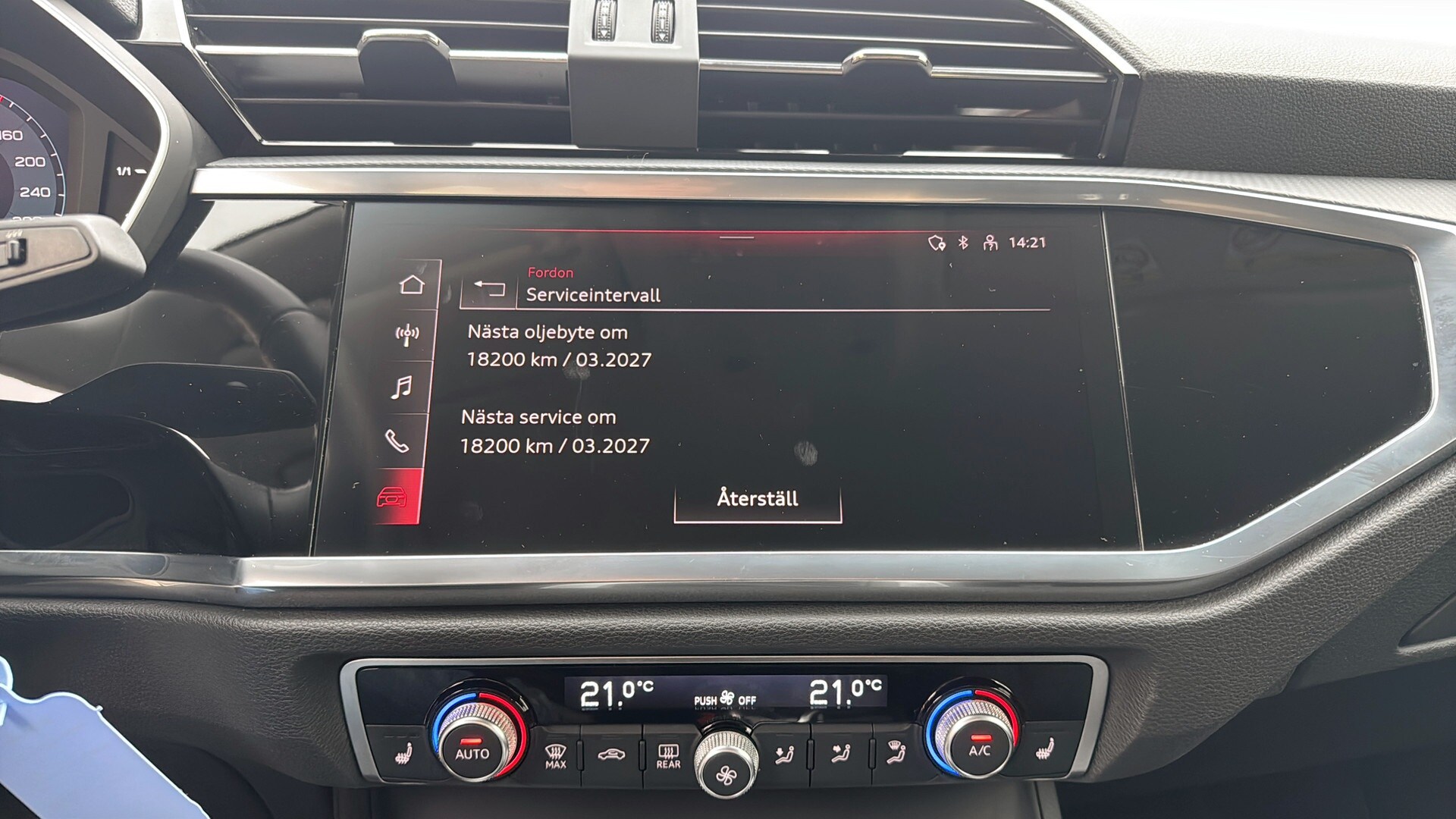 Bild som visar&nbsp;Audi Q3&nbsp;Q3 35 TFSI Proline advanced 150 hk S tronic - för mer information kontakta din Audi Partner