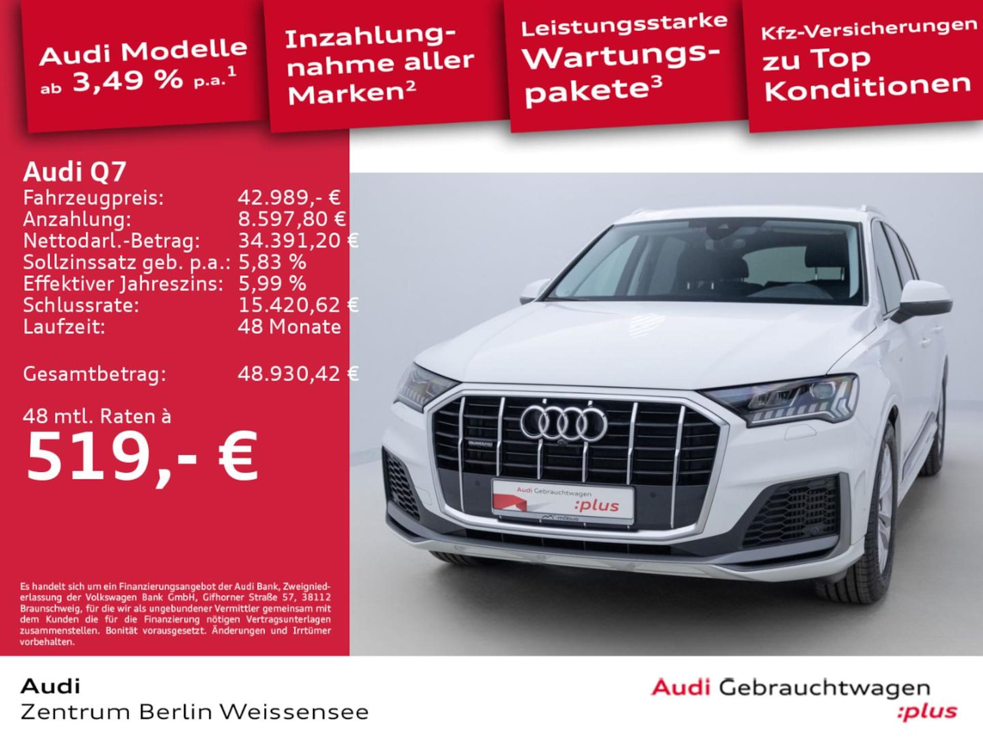Audi Q7 SUV S line