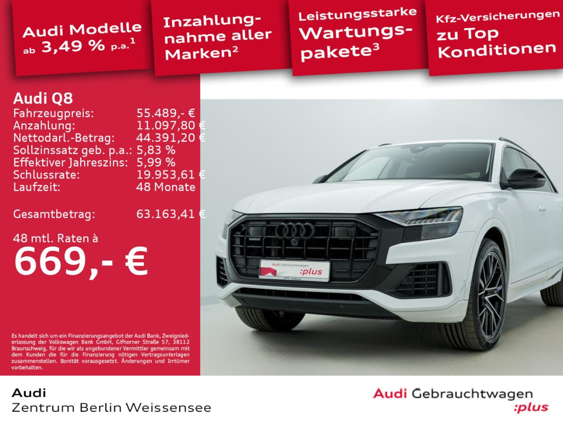 Audi Q8 SUV TFSI e
