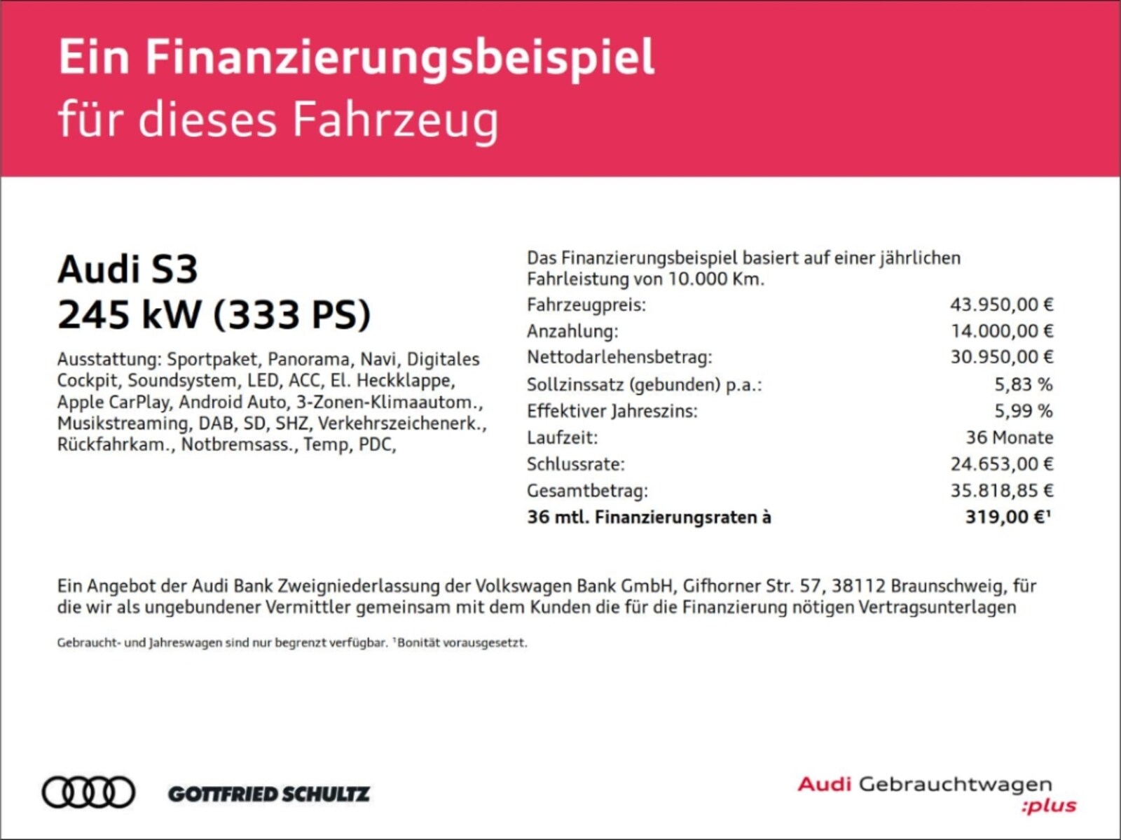 Audi S3 Sportback – Bild 2