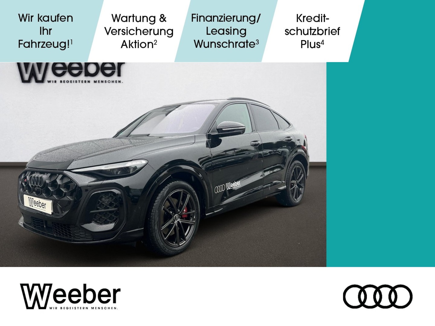 Bild über Audi SQ5 Sportback edition one mit Akzenten mythosschwarz TFSI 270 kW S tronic - für weitere Informationen kontaktieren Sie den Audi Partner