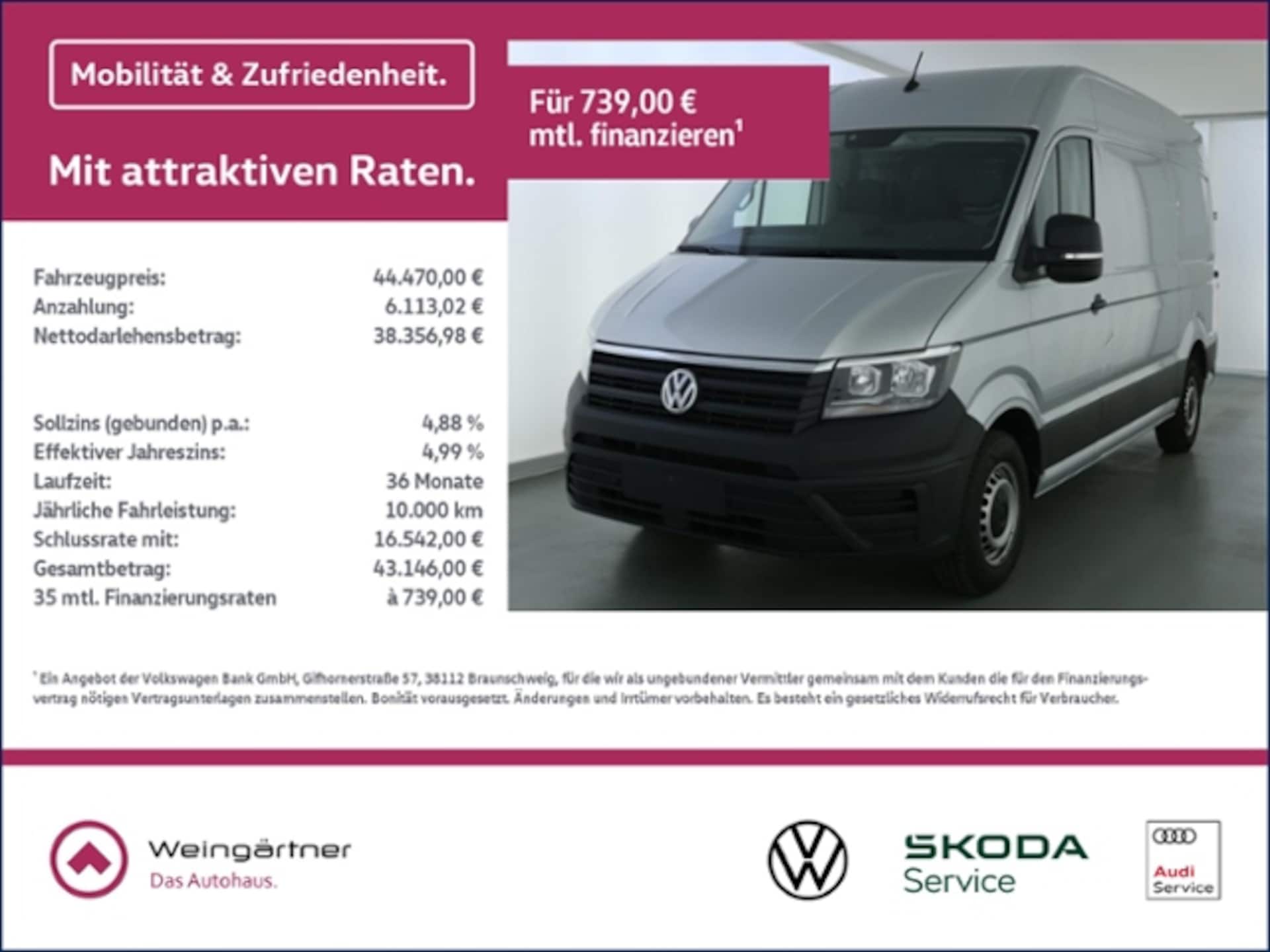 Volkswagen Crafter Kasten mittlerer Radstand