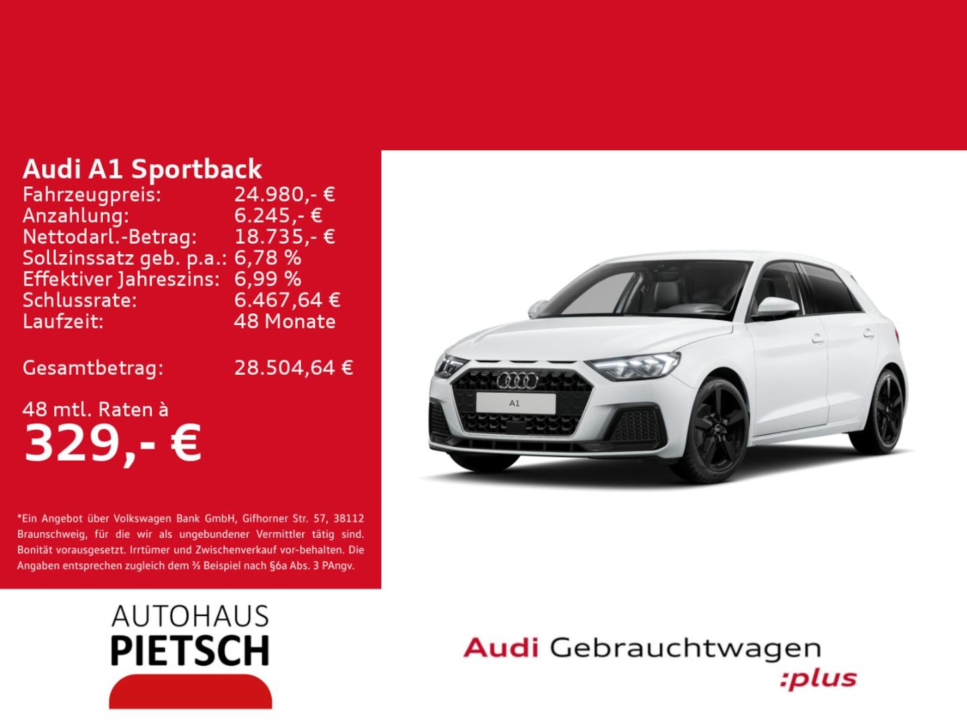 Audi A1 Sportback Advanced