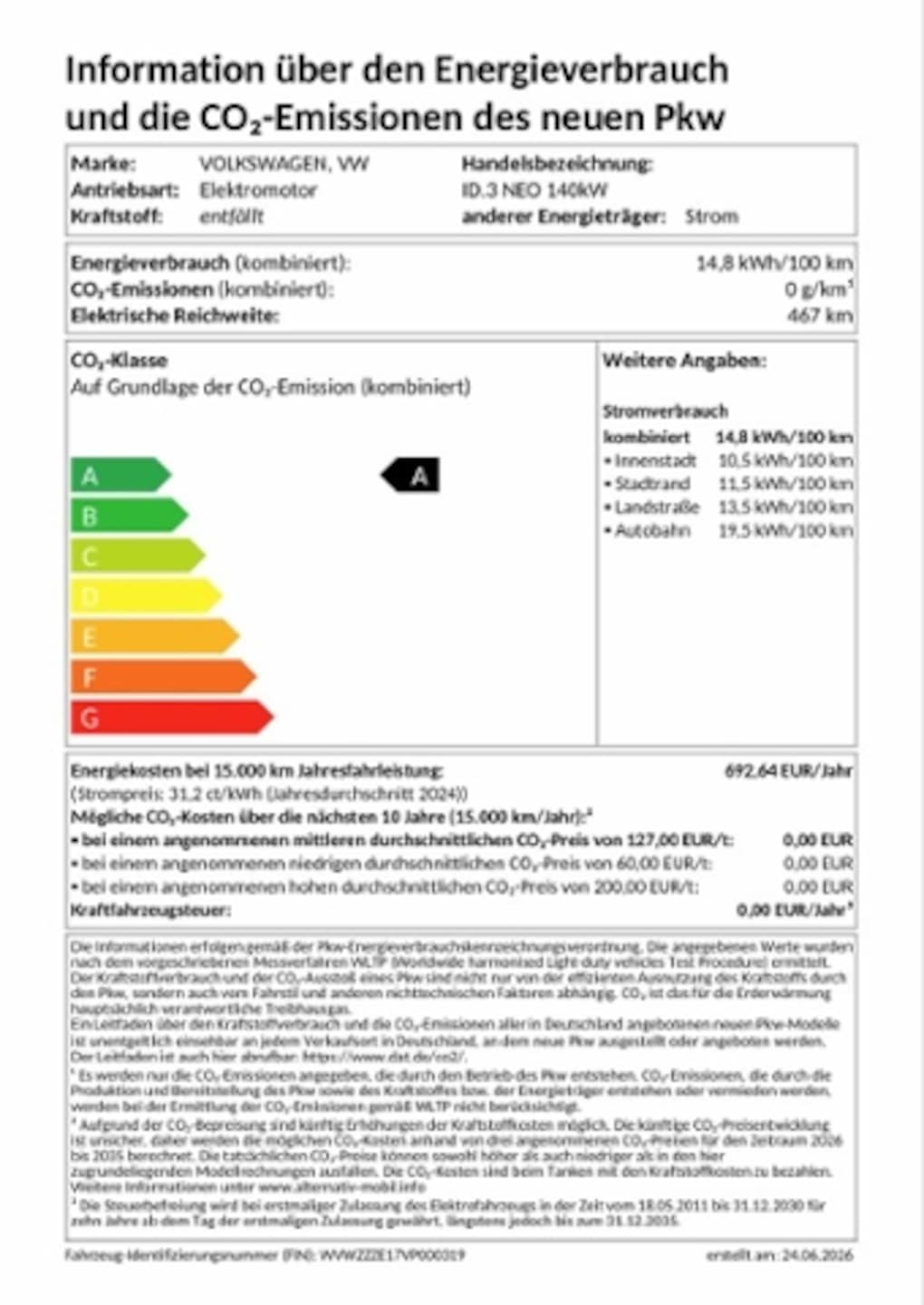 Volkswagen ID.3 Neo Style
