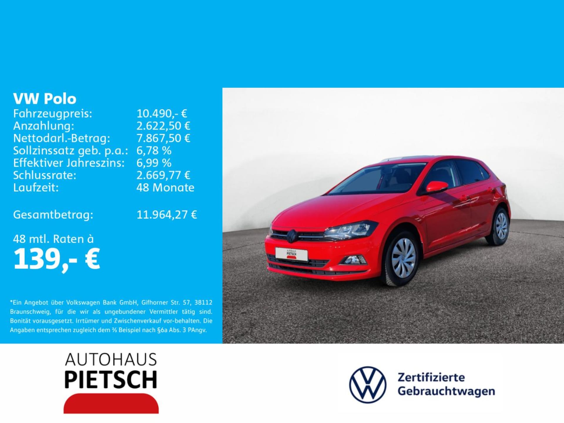 Volkswagen Polo Comfortline