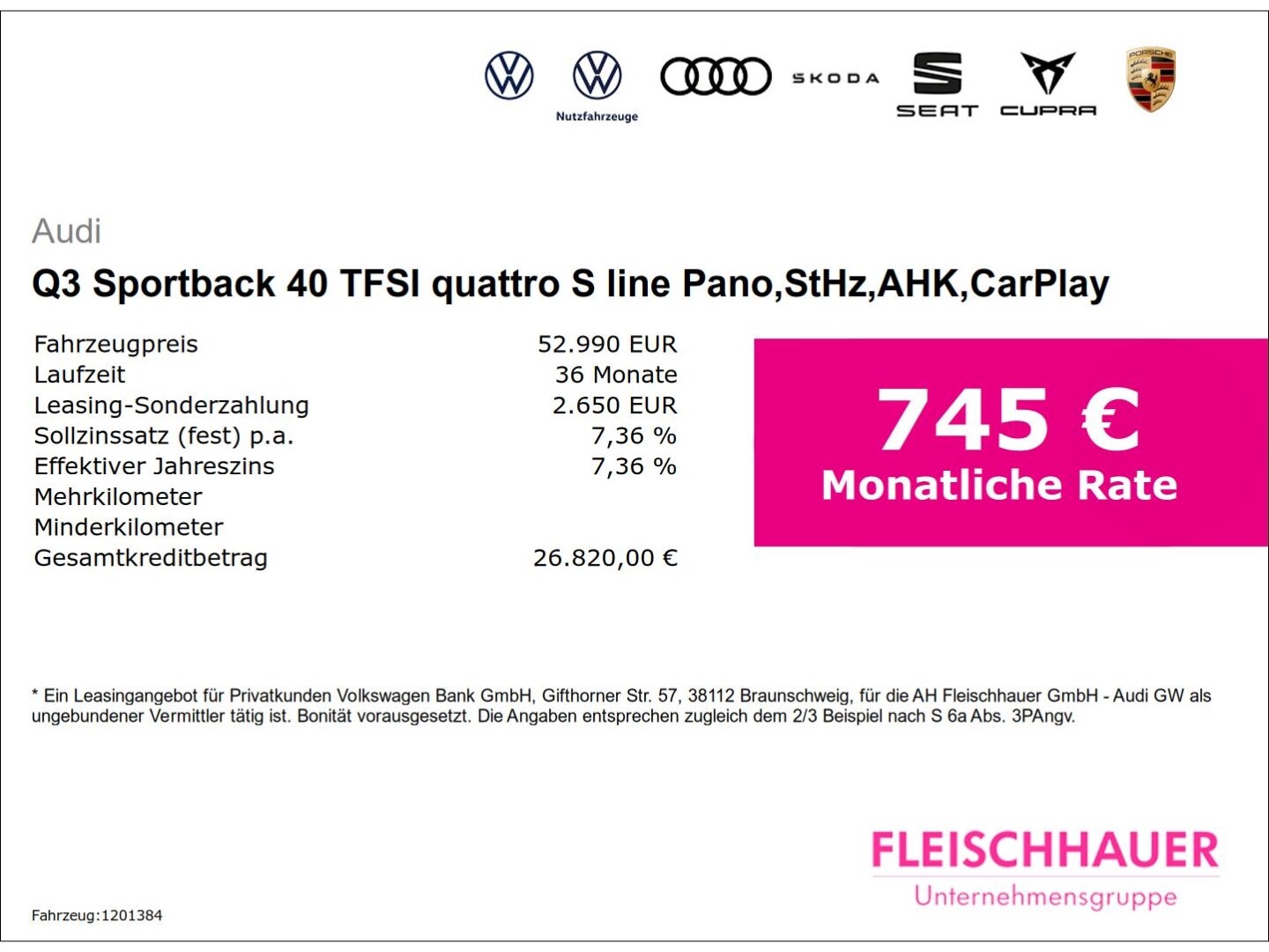 Image about Audi Q3 Sportback S line 40 TFSI quattro S tronic
