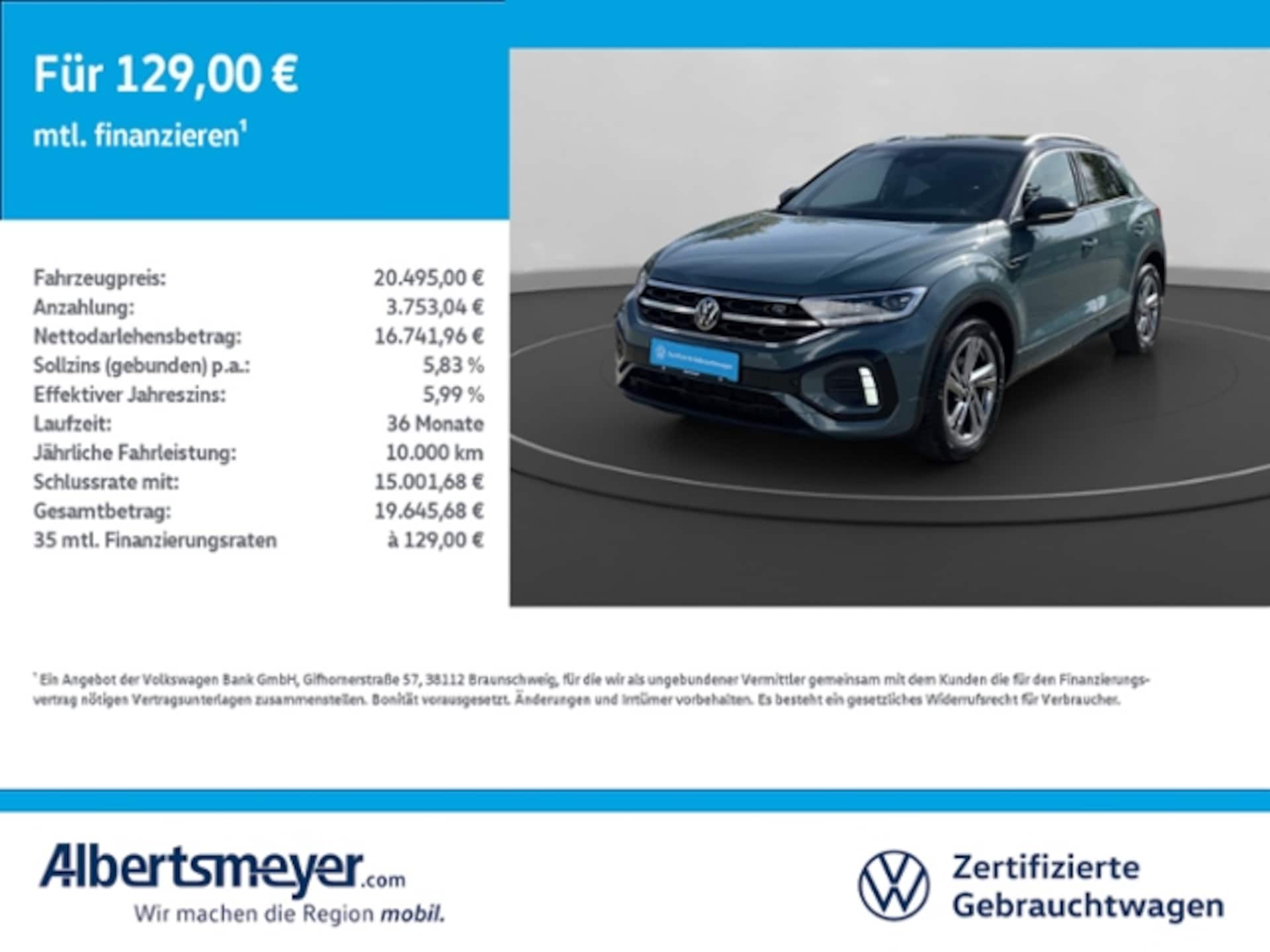 Volkswagen T-Roc R-Line