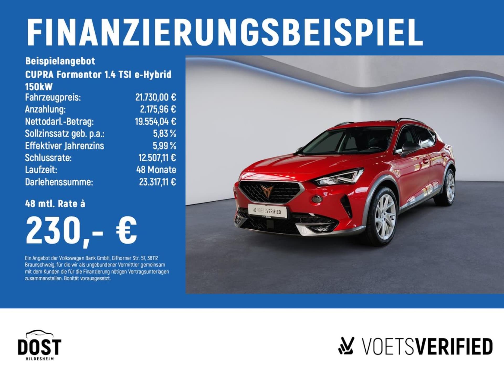 Cupra Formentor 2022 — Formentor 1.4 TSI e-Hybrid 150kW AHK+NAVI+ACC