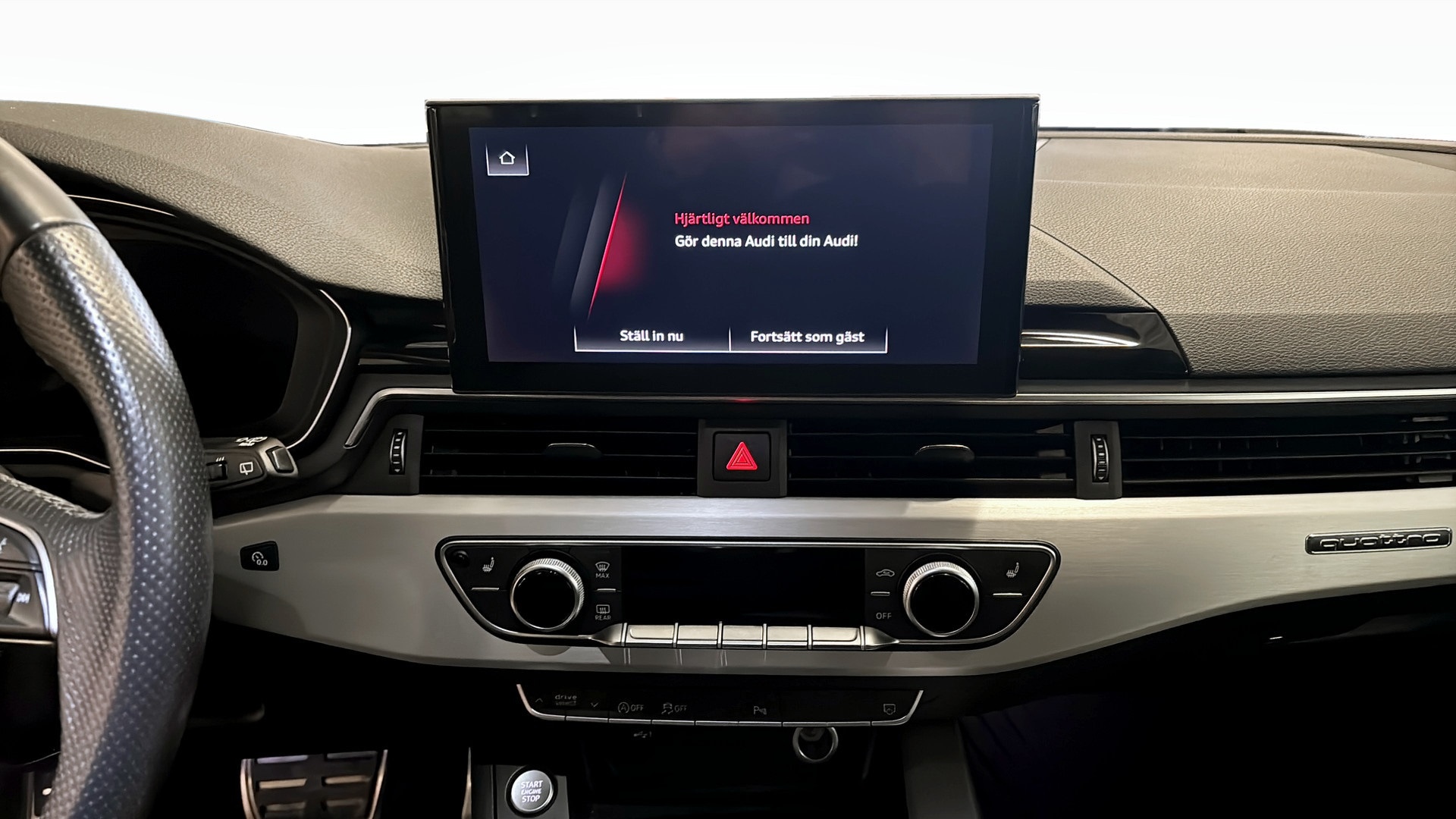 Bild som visar Audi A4 Avant A4 Avant 40 TFSI quattro S line 204 hk S tronic - för mer information kontakta din Audi Partner