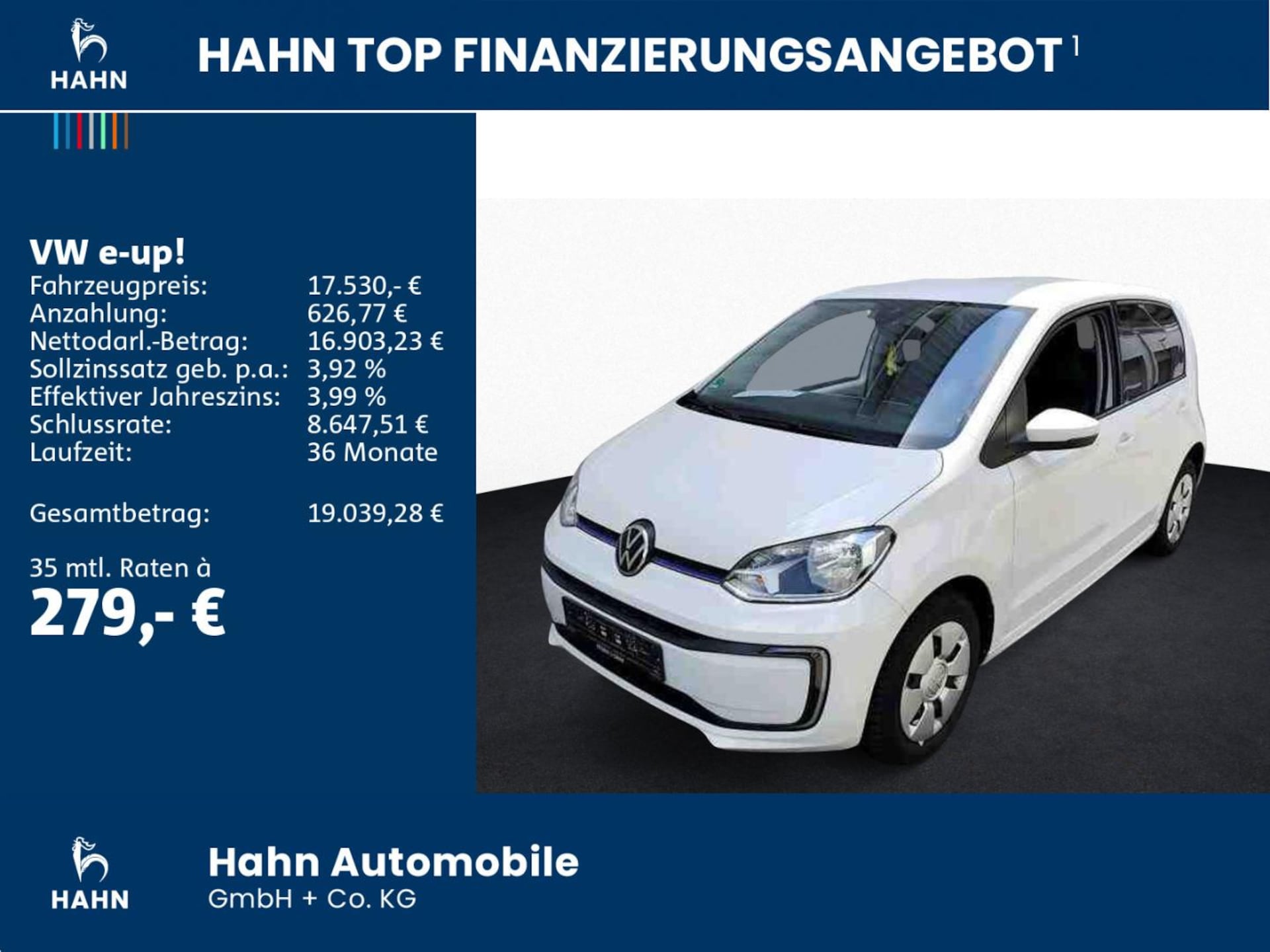 Volkswagen e-up! Style "Plus"