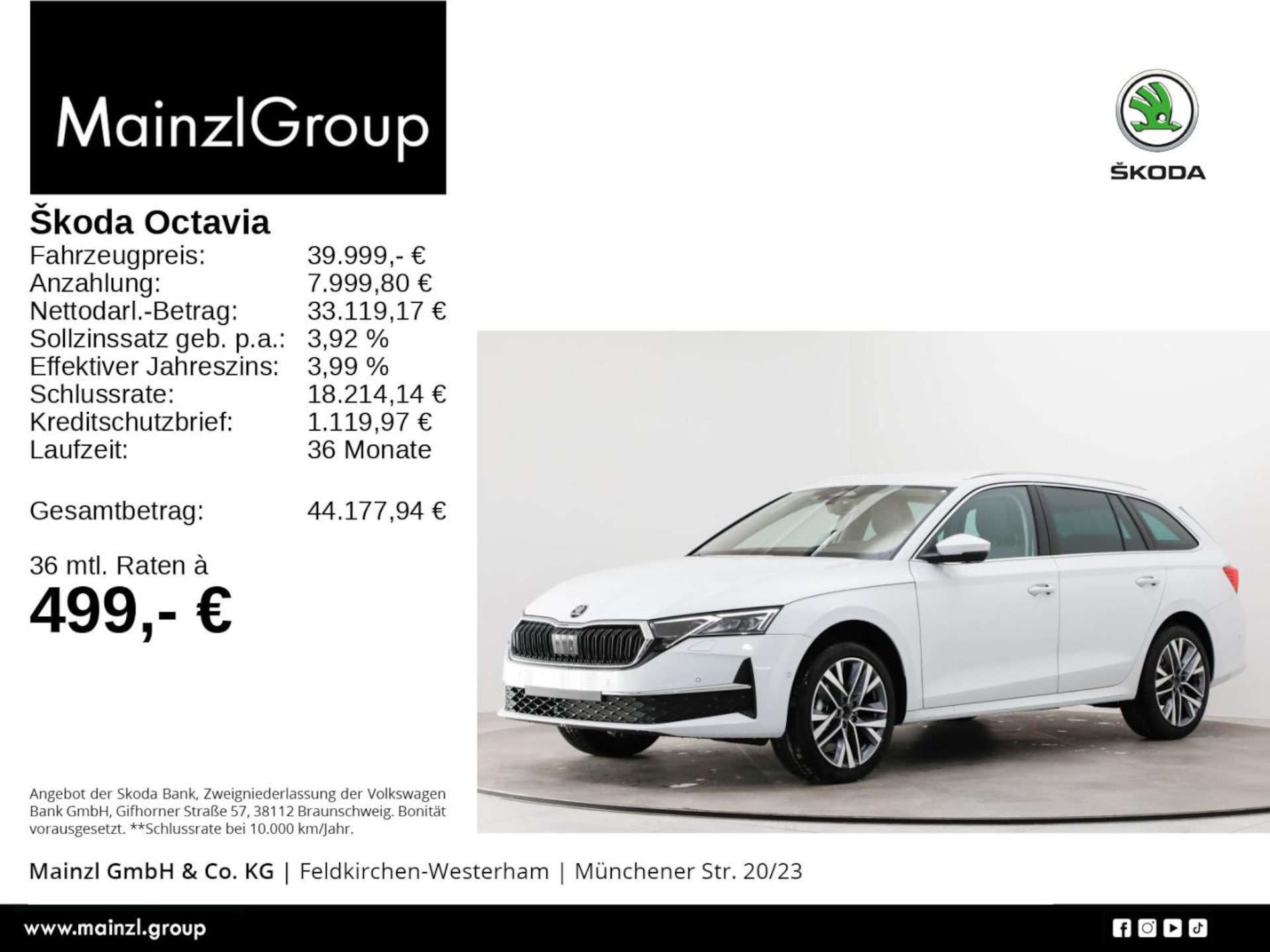 Skoda Octavia Combi Selection