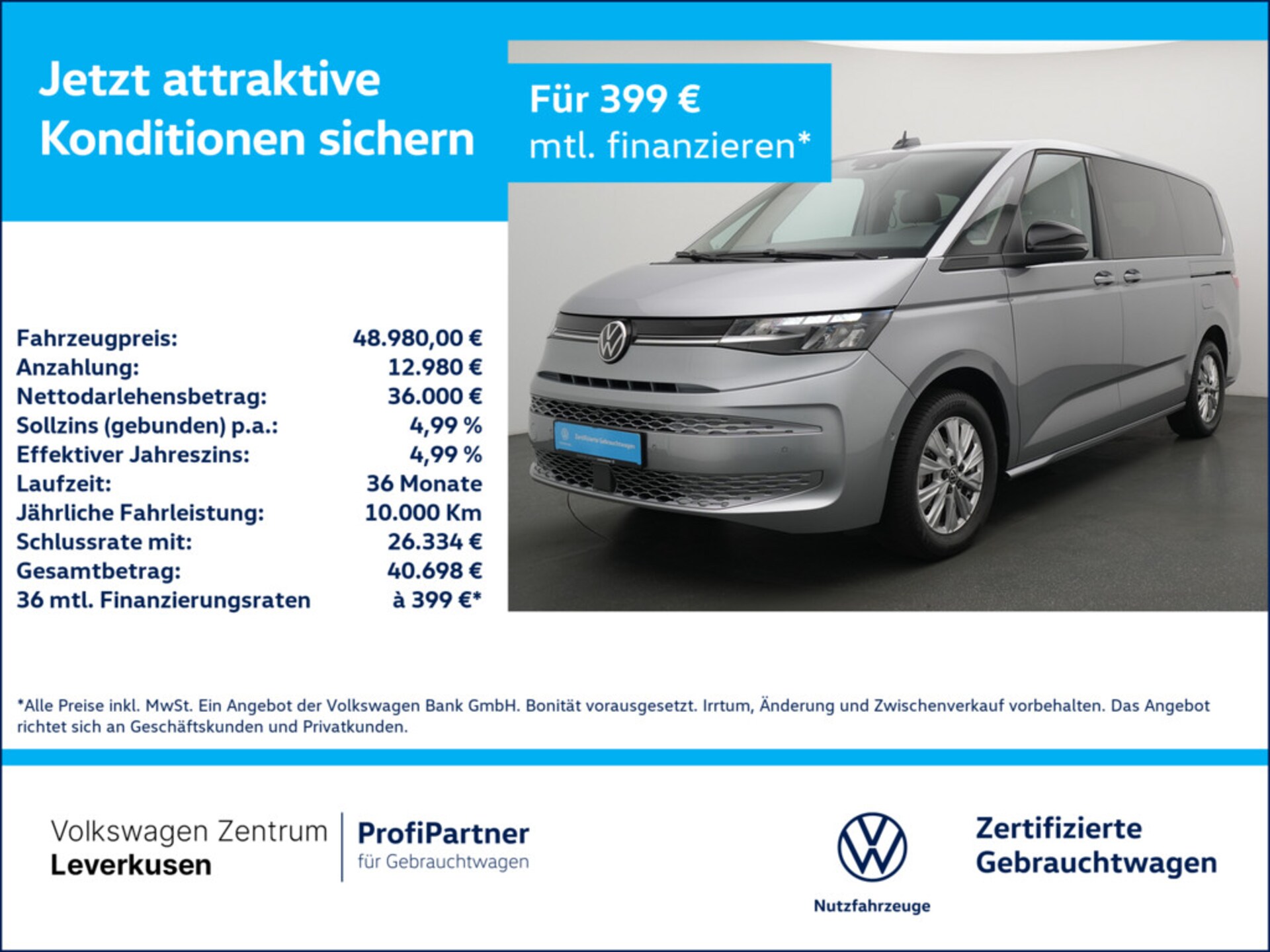 Volkswagen Multivan Langversion Life